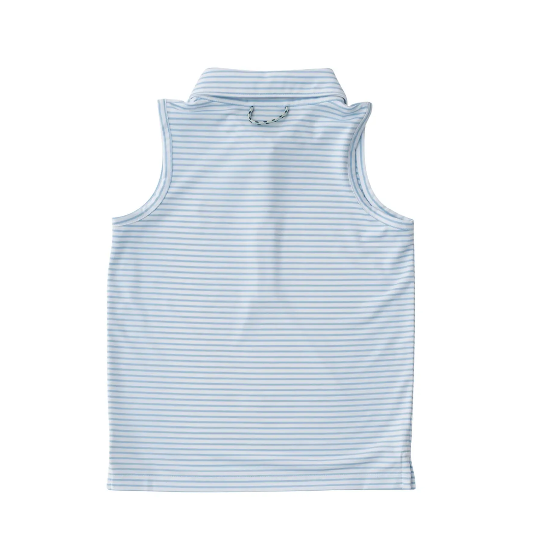 Clear Sky Blue - Sleeveless Performance Polo Shirt