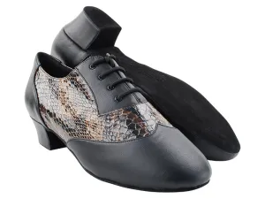 CM100101 Black Leather_F_B_244 Dark Brown Snake_M