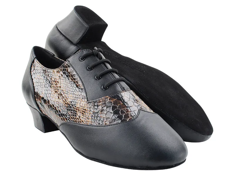 CM100101 Black Leather_F_B_244 Dark Brown Snake_M