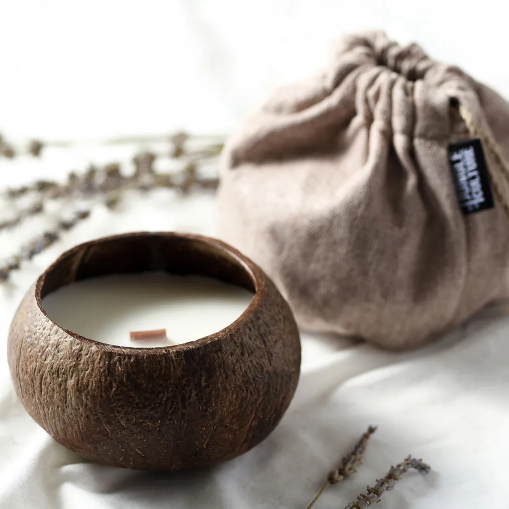 Coconut Shell Candle - Toasted Coconut Scent
