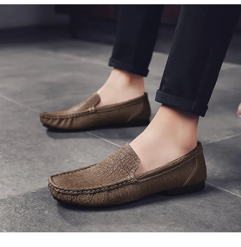 Comfortable Genuine Leather Mens Casual Shoes