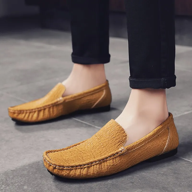 Comfortable Genuine Leather Mens Casual Shoes