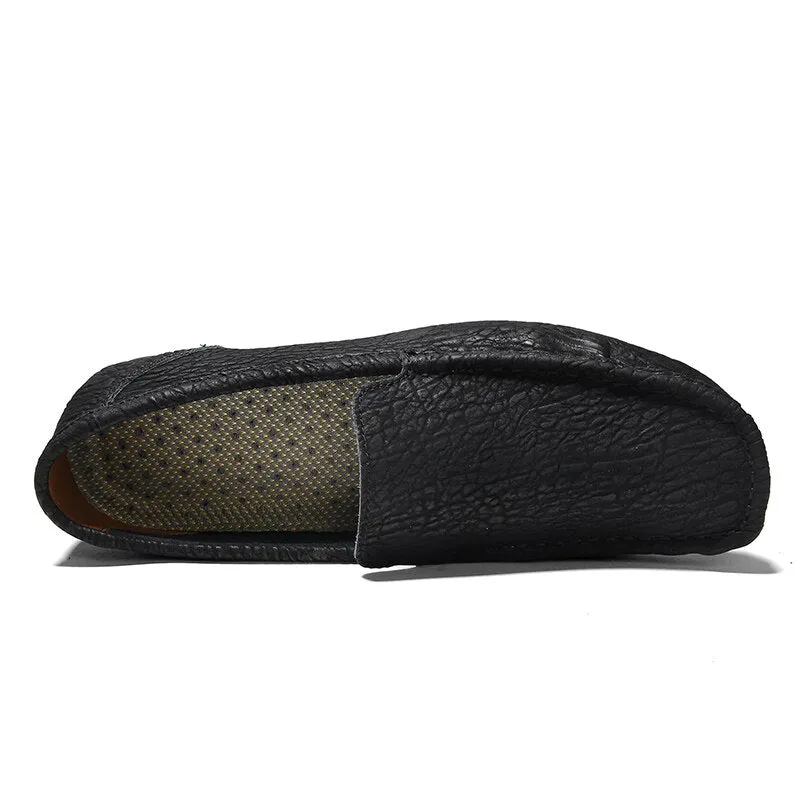 Comfortable Genuine Leather Mens Casual Shoes