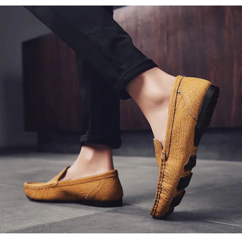 Comfortable Genuine Leather Mens Casual Shoes