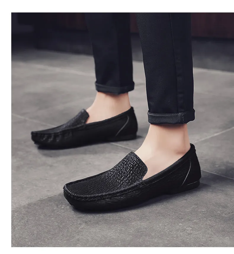 Comfortable Genuine Leather Mens Casual Shoes