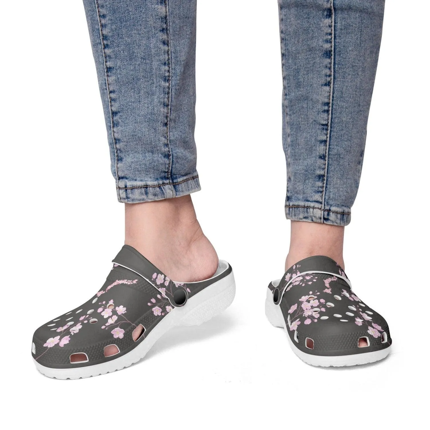 Dark Night Sakura Clogs