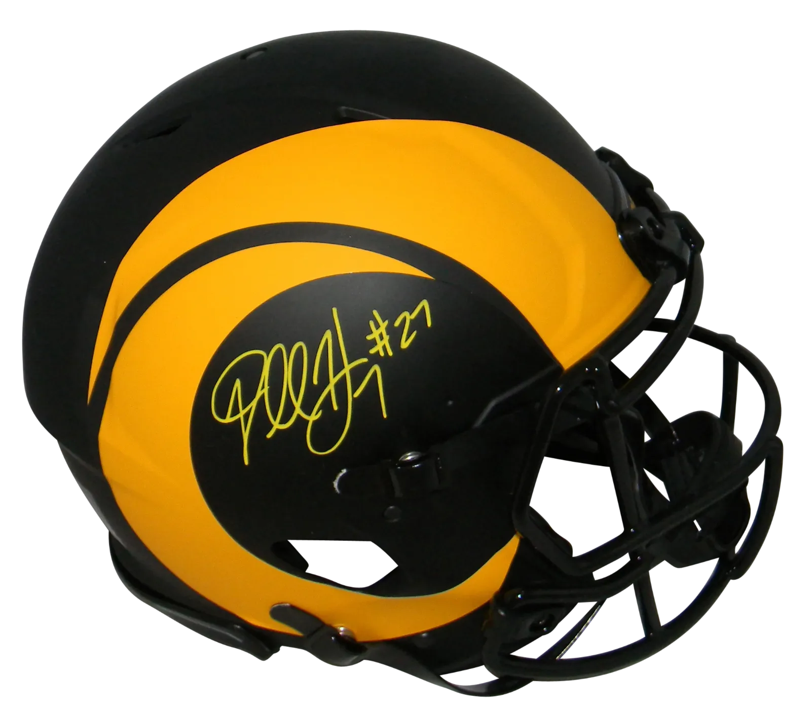 DARRELL HENDERSON JR SIGNED LOS ANGELES RAMS ECLIPSE FULL SIZE HELMET BECKETT