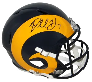 DARRELL HENDERSON JR SIGNED LOS ANGELES RAMS FULL SIZE SPEED HELMET BECKETT