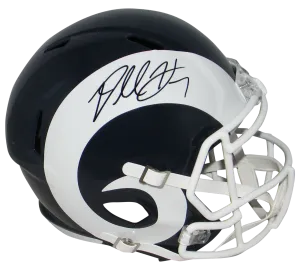 DARRELL HENDERSON JR SIGNED LOS ANGELES RAMS SPEED FULL SIZE HELMET BECKETT