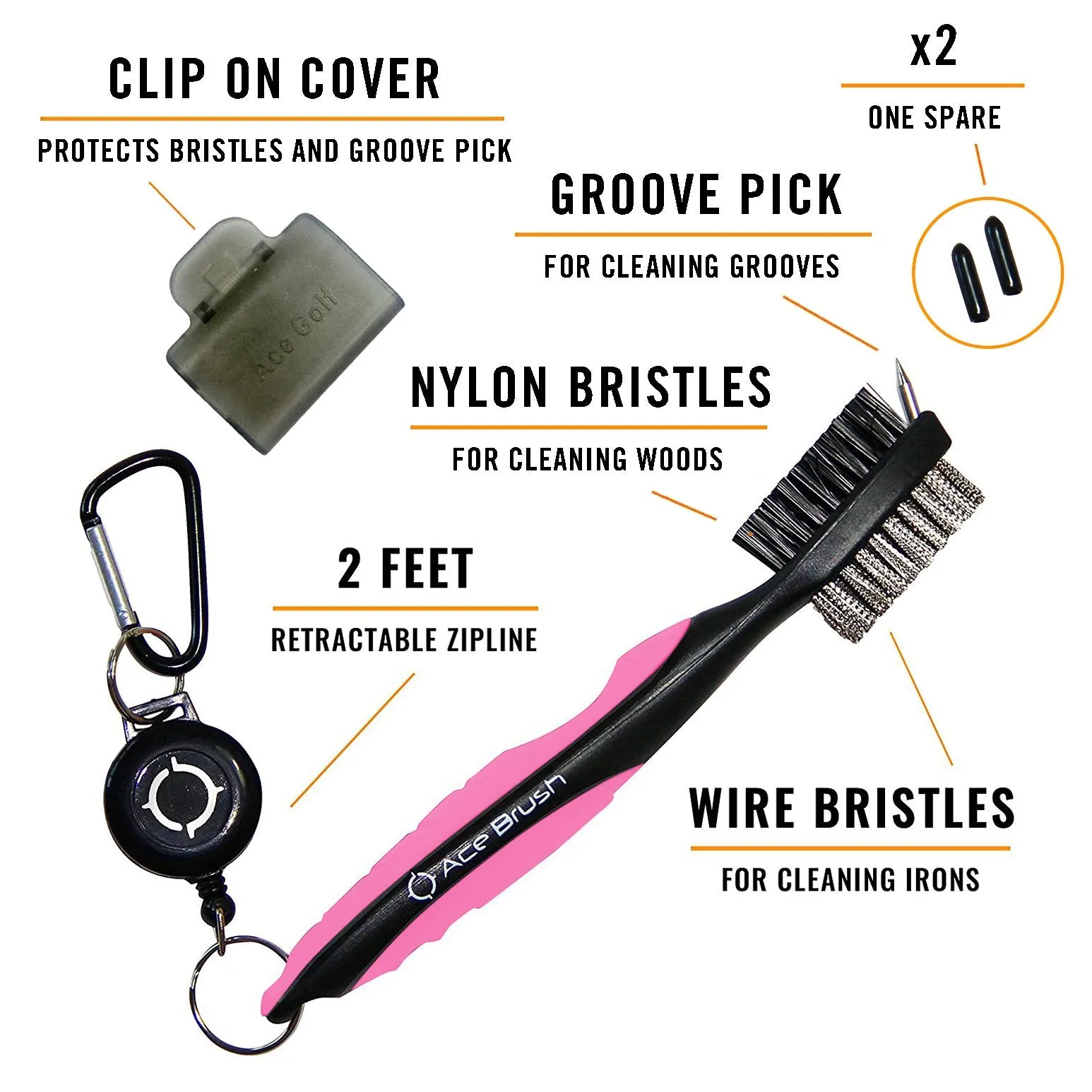Deluxe Golf Gift Set Pink