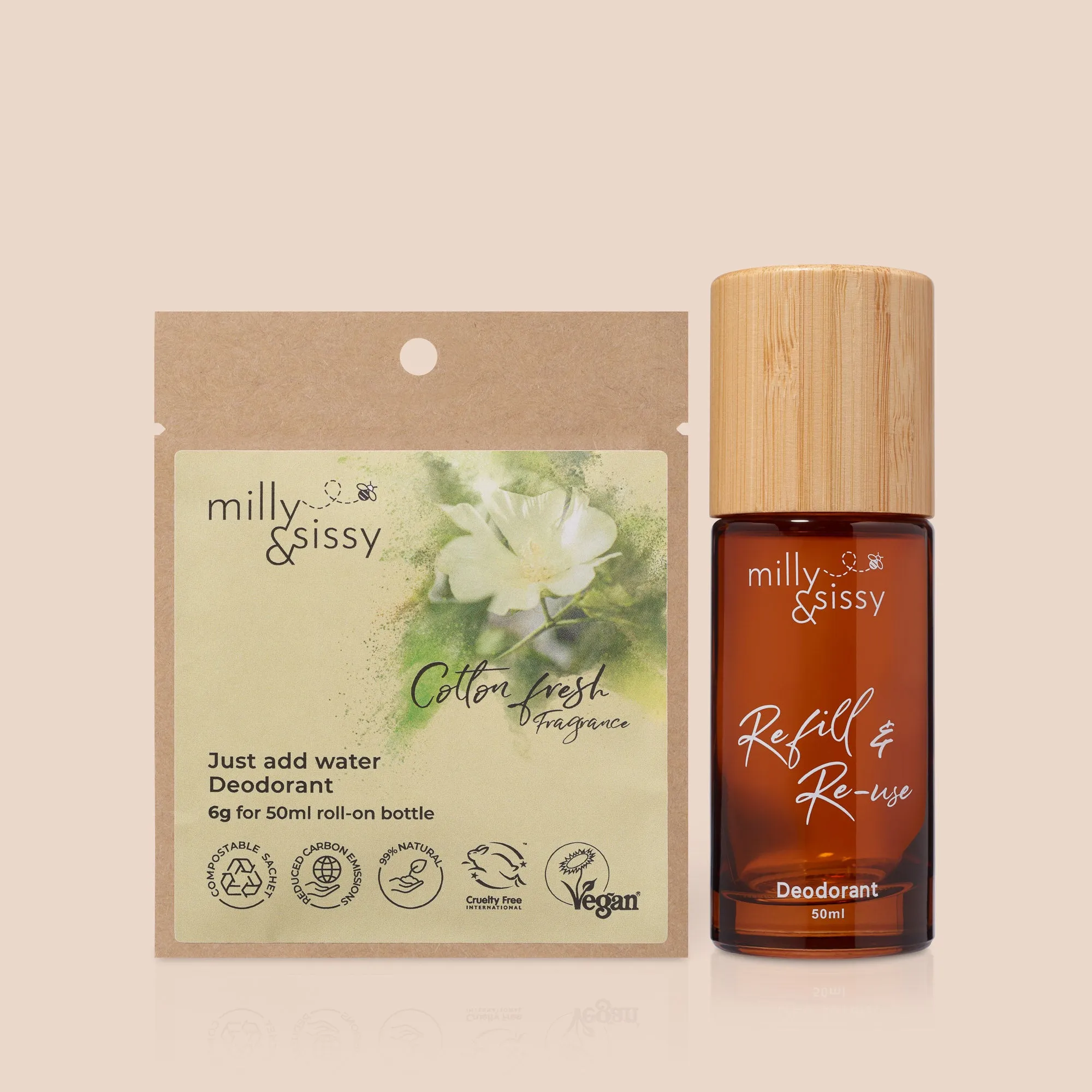 Deodorant starter set Cotton Fresh
