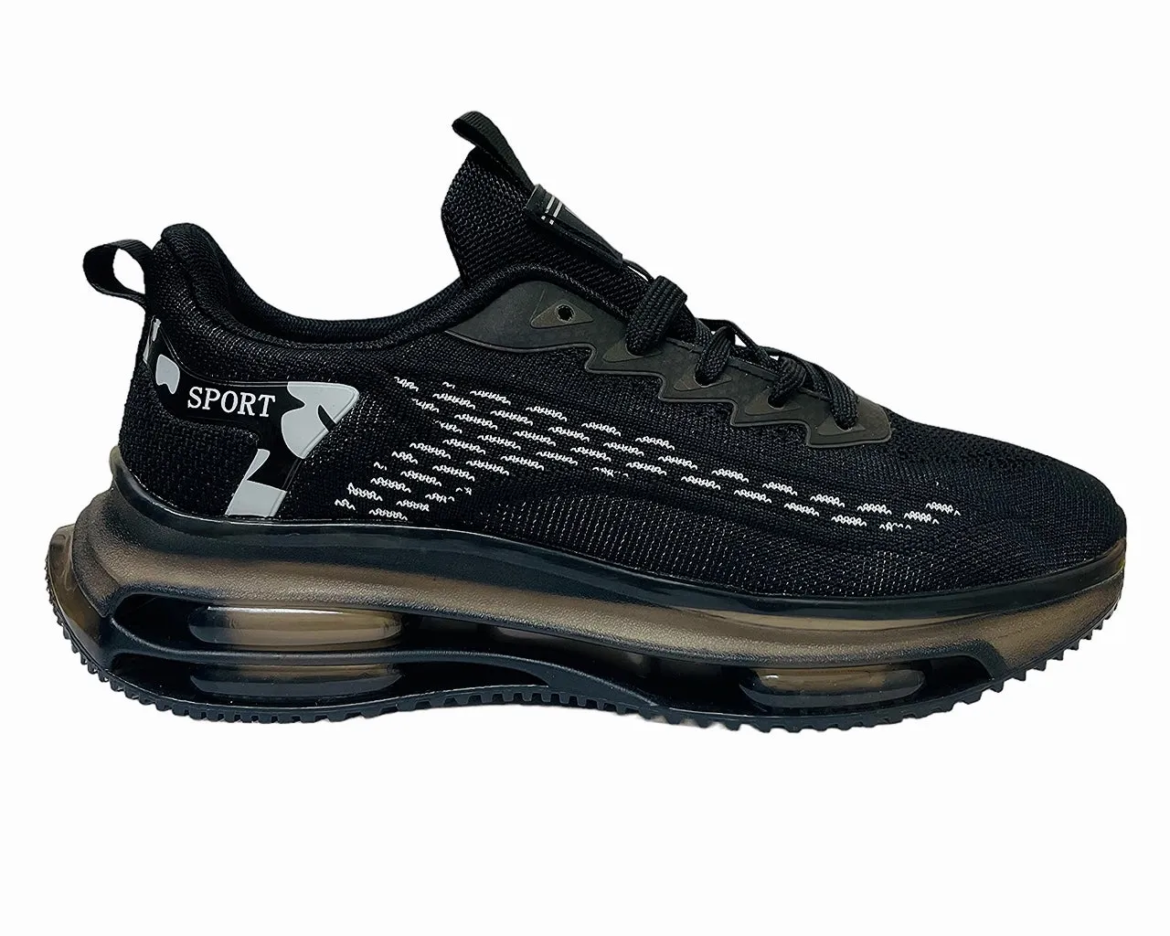 Double Air Cushion Lace Up Trainers