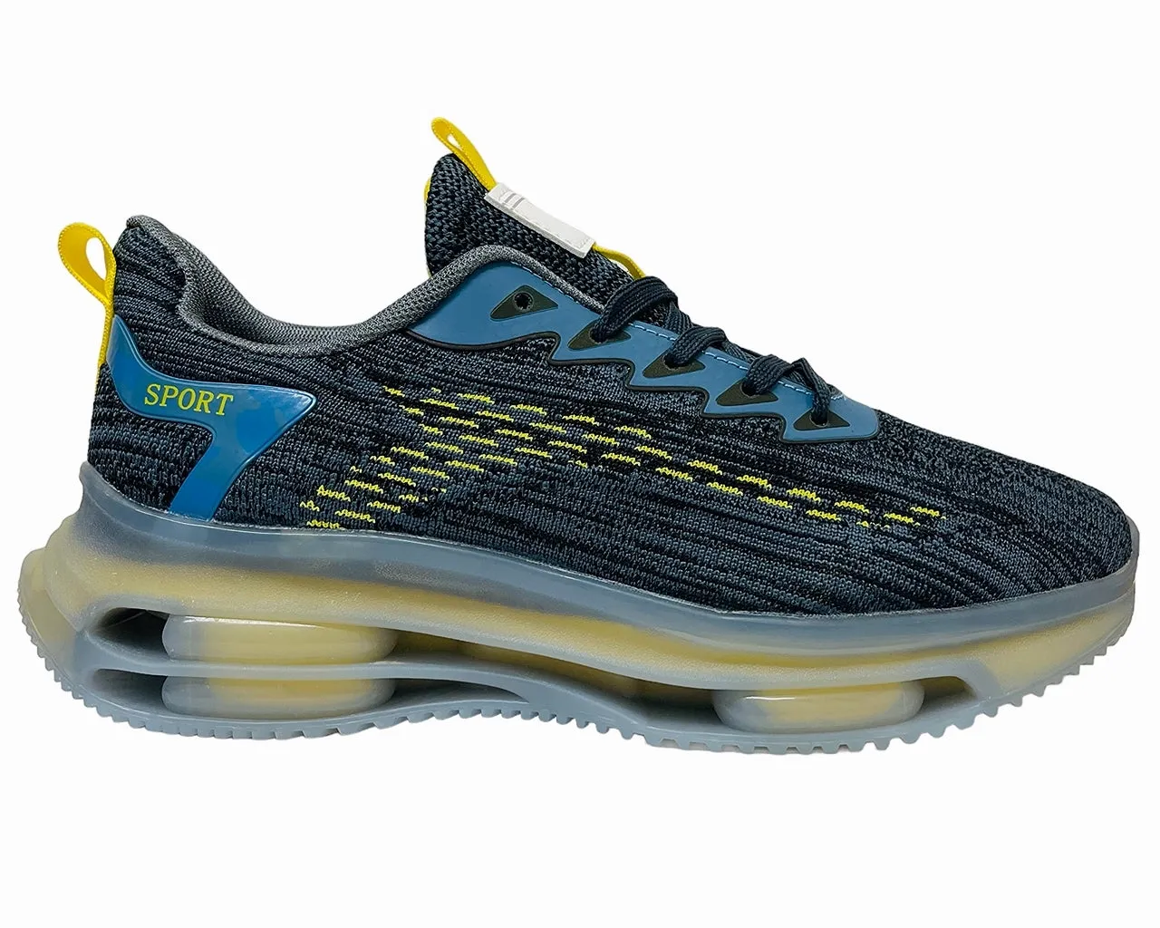 Double Air Cushion Lace Up Trainers
