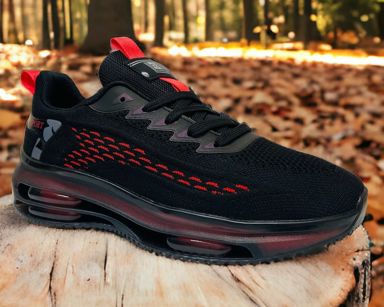 Double Air Cushion Lace Up Trainers