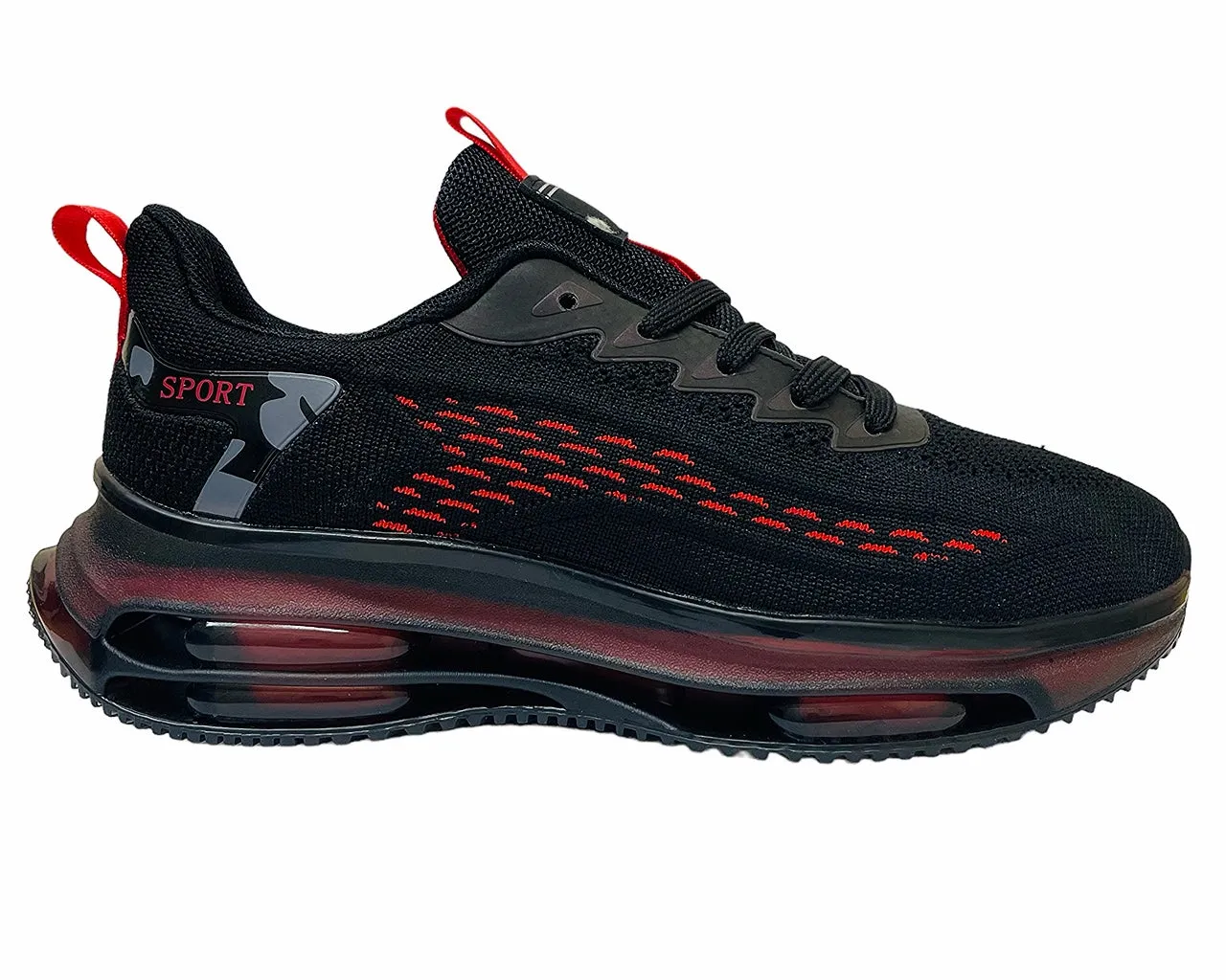 Double Air Cushion Lace Up Trainers
