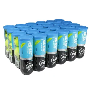 Dunlop ATP Extra Duty RacquetGuys Logo Tennis Balls - 24 Can Case