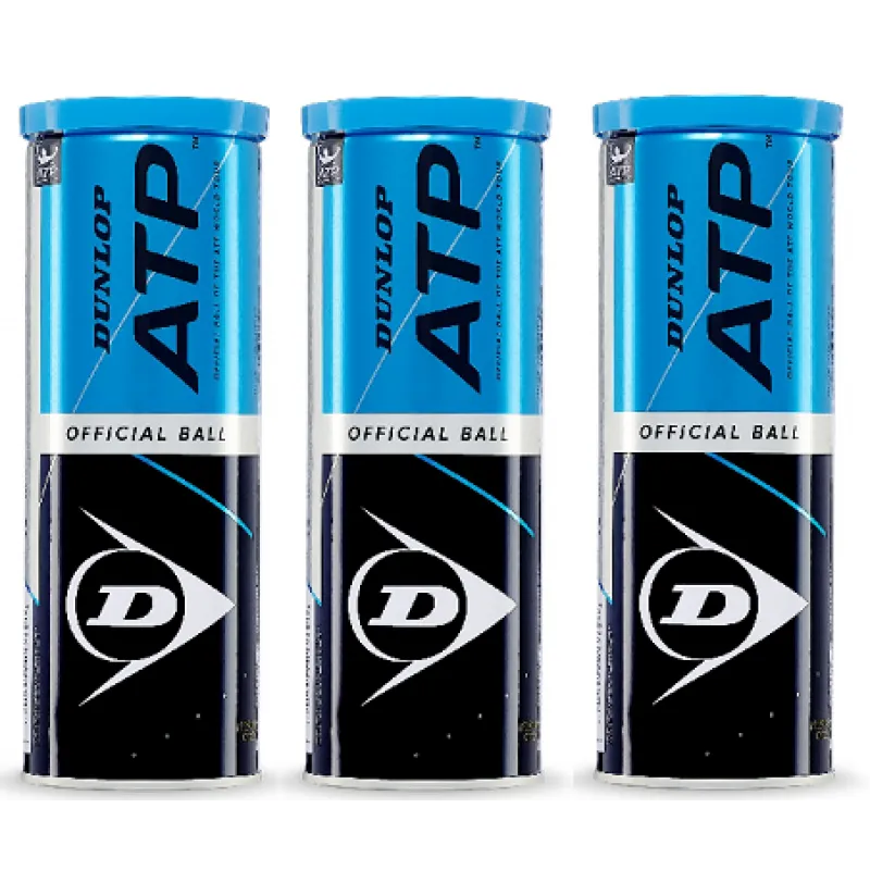 Dunlop ATP Tennis Balls (1 Can)