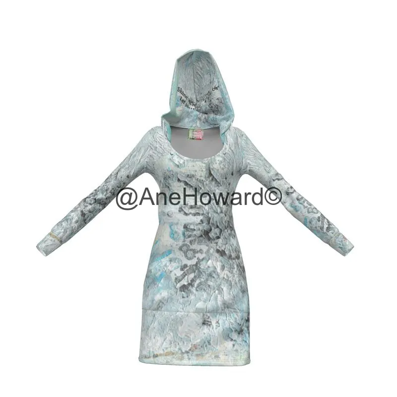 Eco-Friendly Hoodie Dress Let Your Light Shine Bright