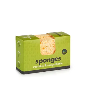 Eco Living Compostable Sponges - 2 Pack