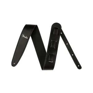 Fender Vegan Leather Guitar Strap, Black