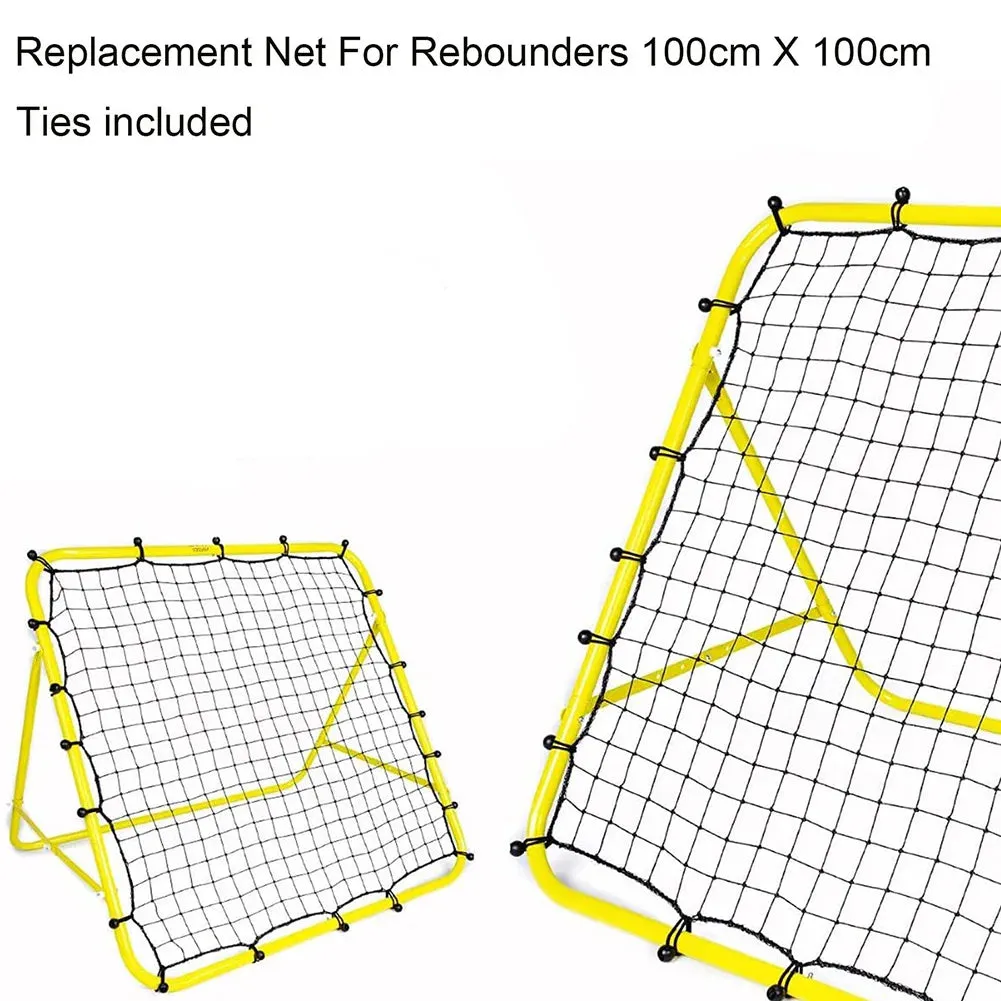 Football Target Net Soccer Rebounder Net with 20 Elastic Ropes Foldable Football Training Net Easy to Attach Detach Target Goal
