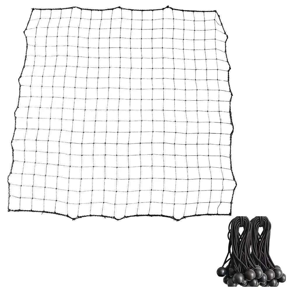 Football Target Net Soccer Rebounder Net with 20 Elastic Ropes Foldable Football Training Net Easy to Attach Detach Target Goal