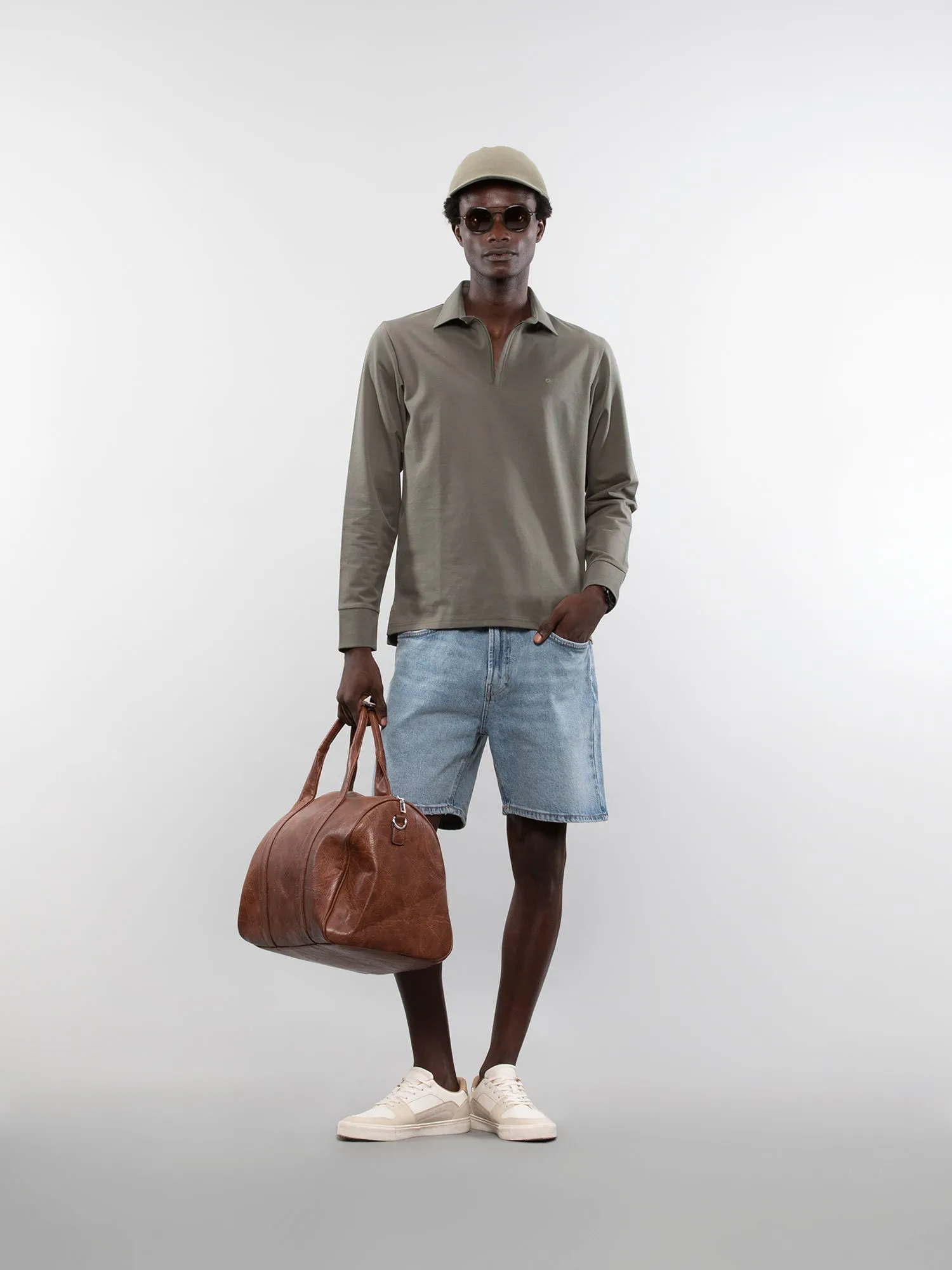 Full-sleeve performance polo