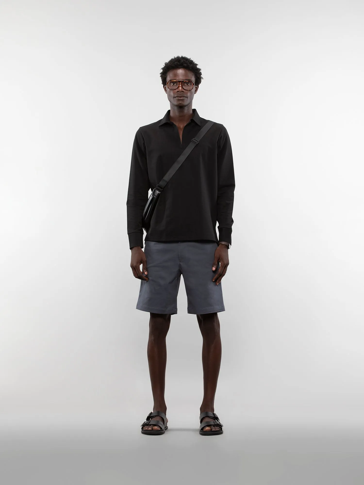Full-sleeve performance polo
