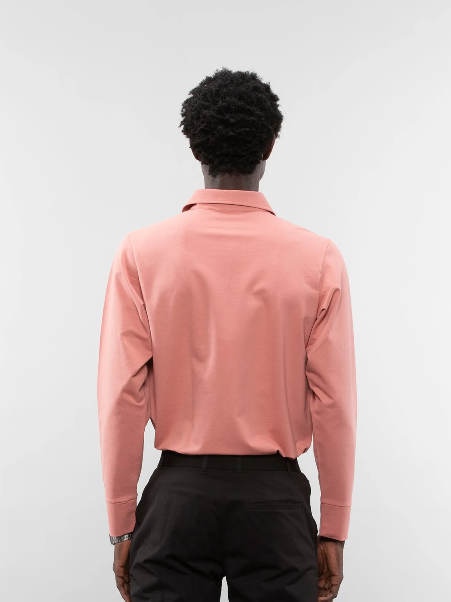 Full-sleeve performance polo
