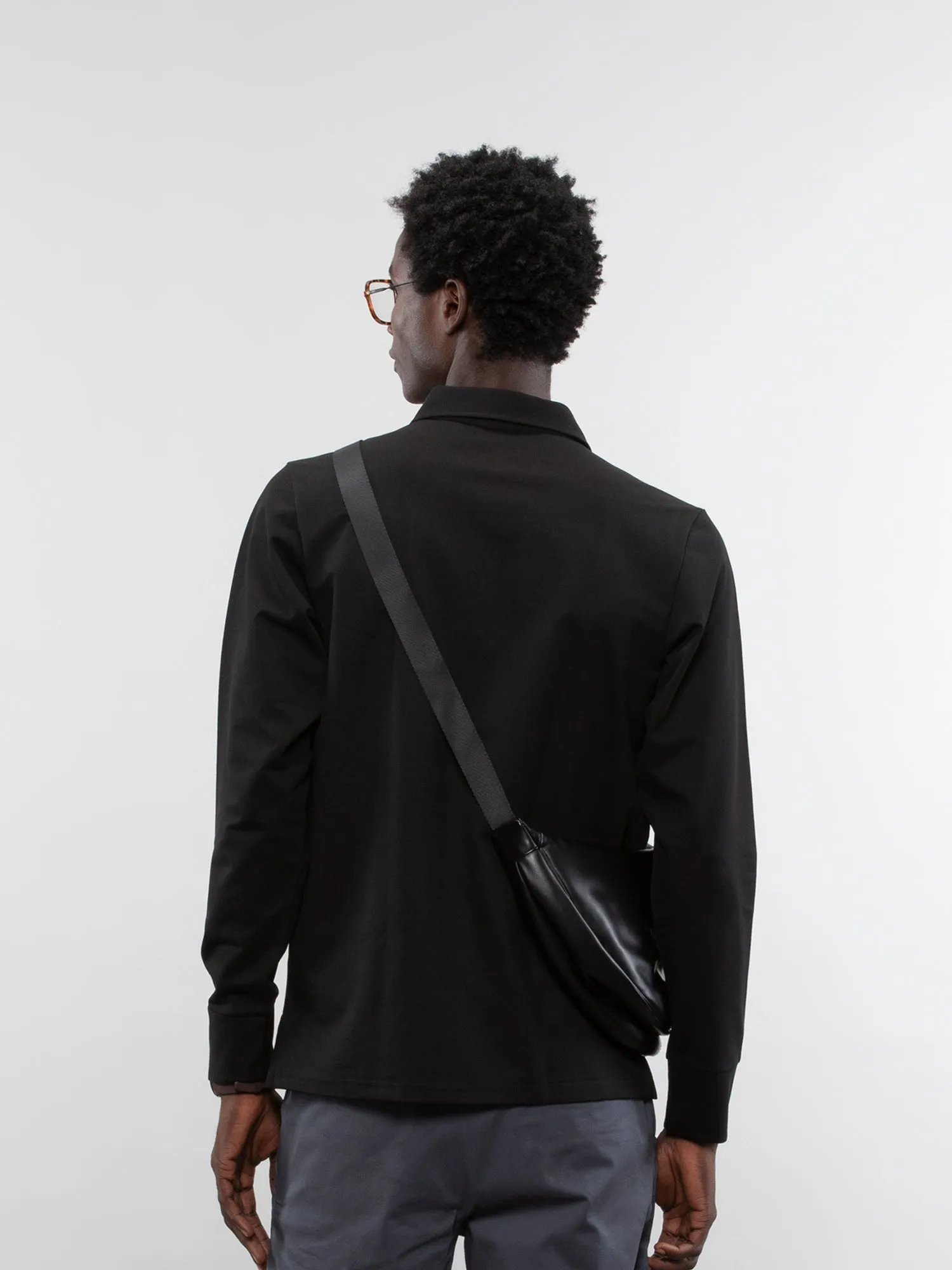 Full-sleeve performance polo