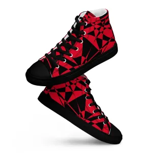 Geometry - Women's High Top Sneakers