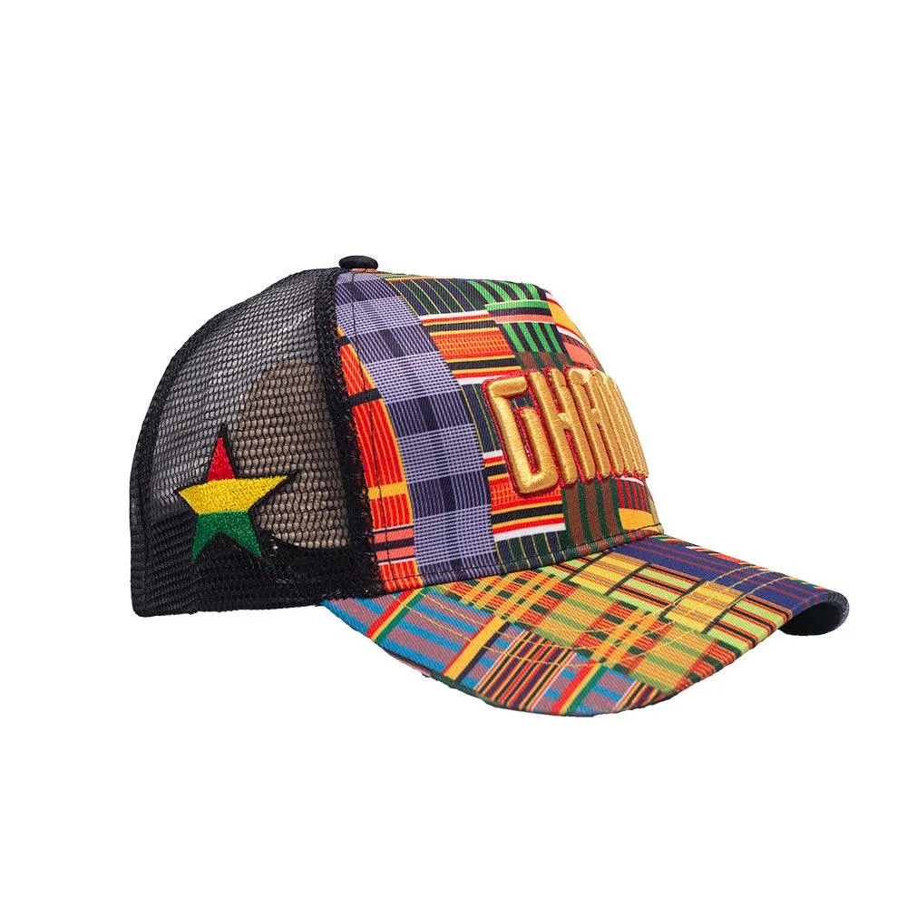 GHANA SOCCER TRUCKER HAT