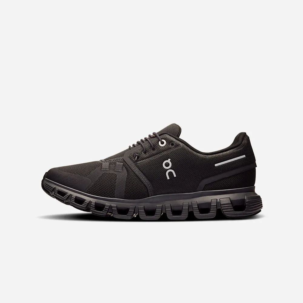 Giày Sneaker Nữ On Running Cloud 6 - Đen