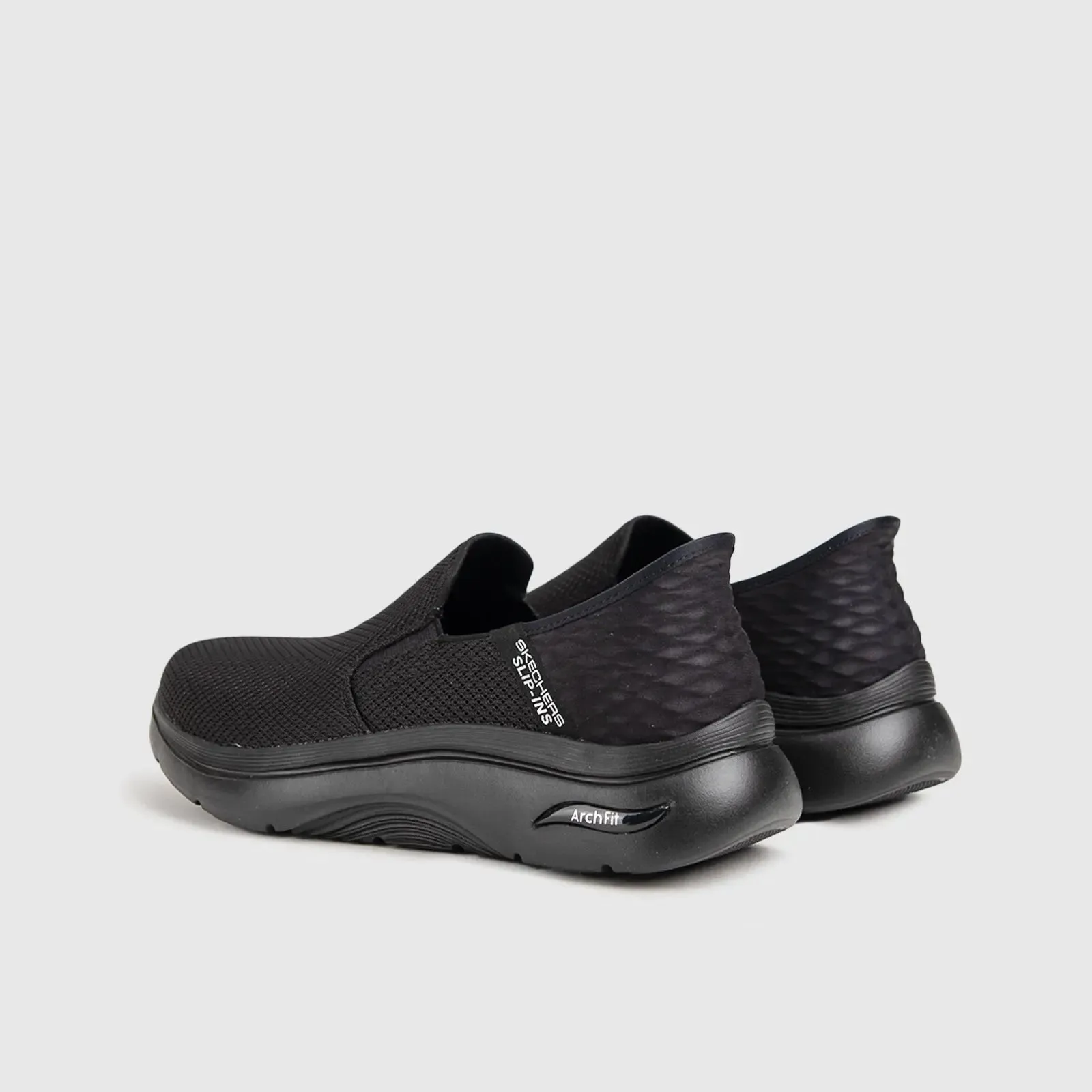 Go Walk Arch Fit 2.0 Comfort Slip Ons Black 216600