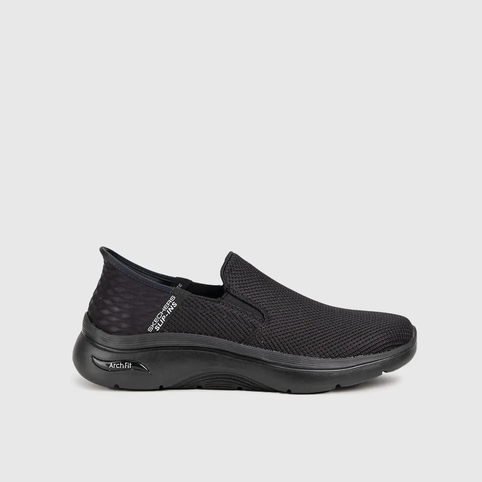 Go Walk Arch Fit 2.0 Comfort Slip Ons Black 216600