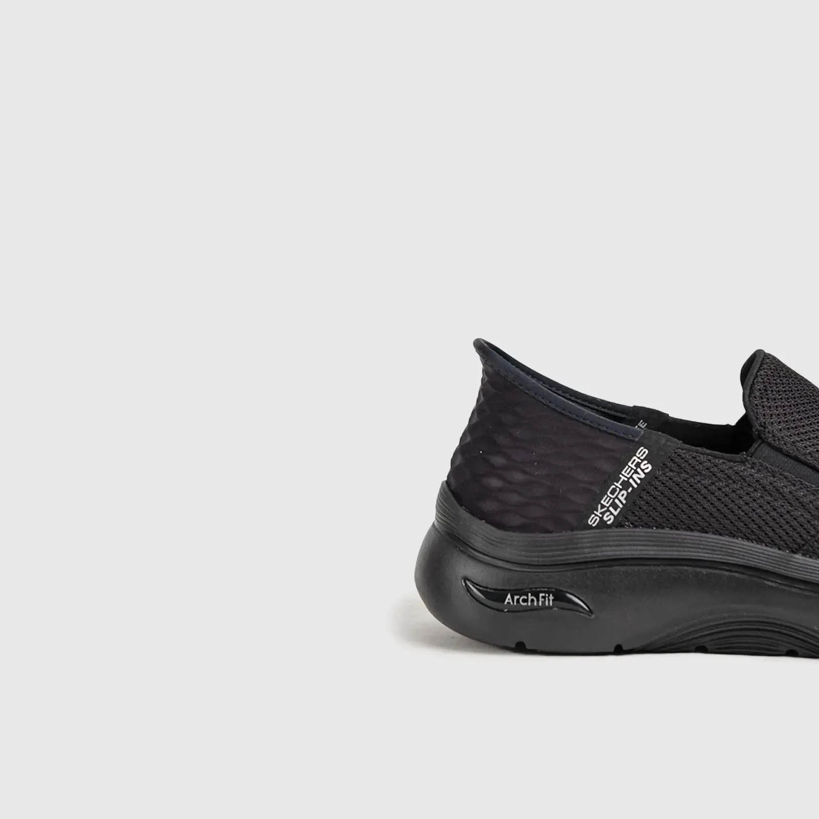 Go Walk Arch Fit 2.0 Comfort Slip Ons Black 216600