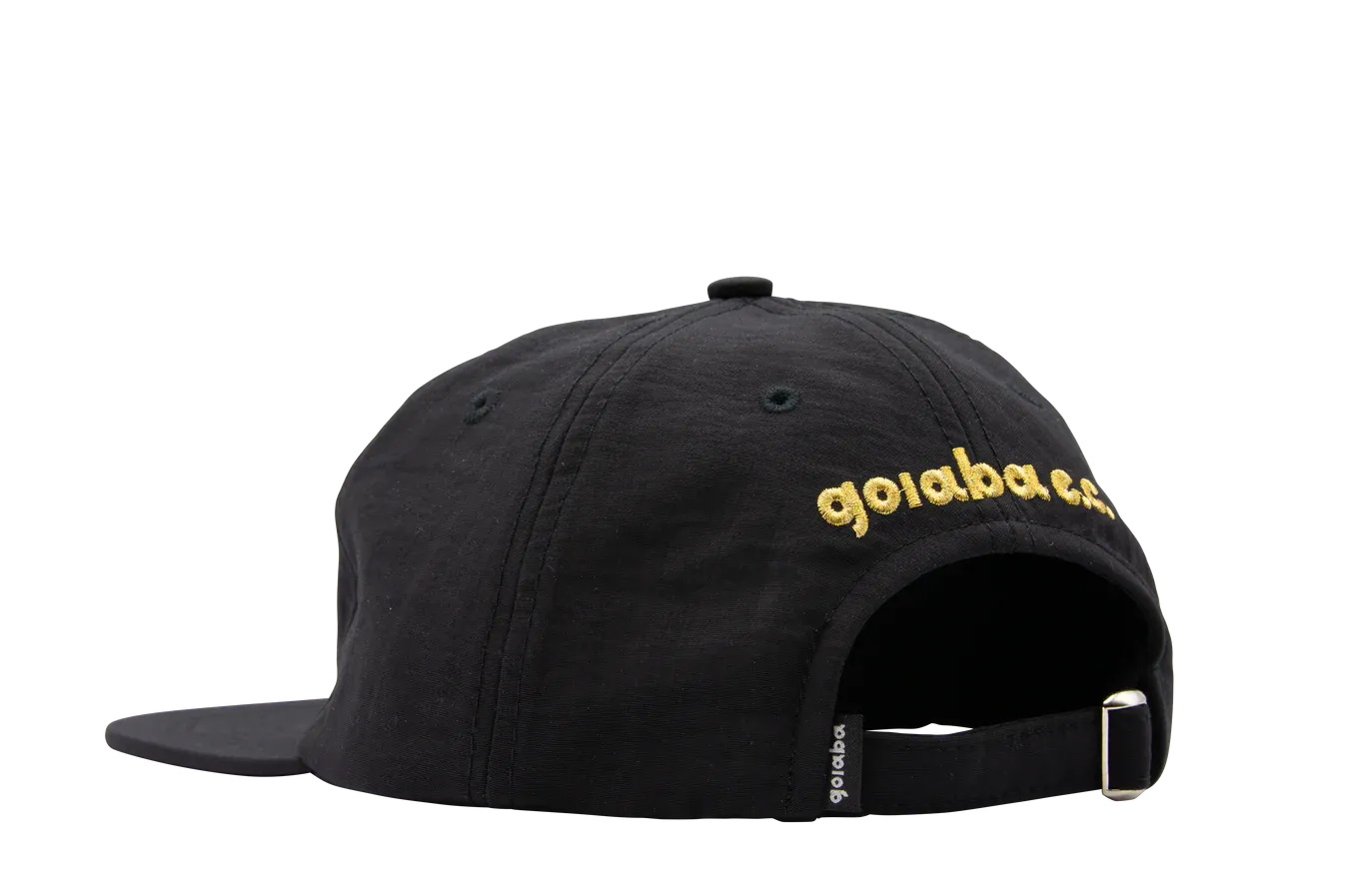 Goiaba E.C. - Campo 6-Panel Nylon Hat - Black/Gold