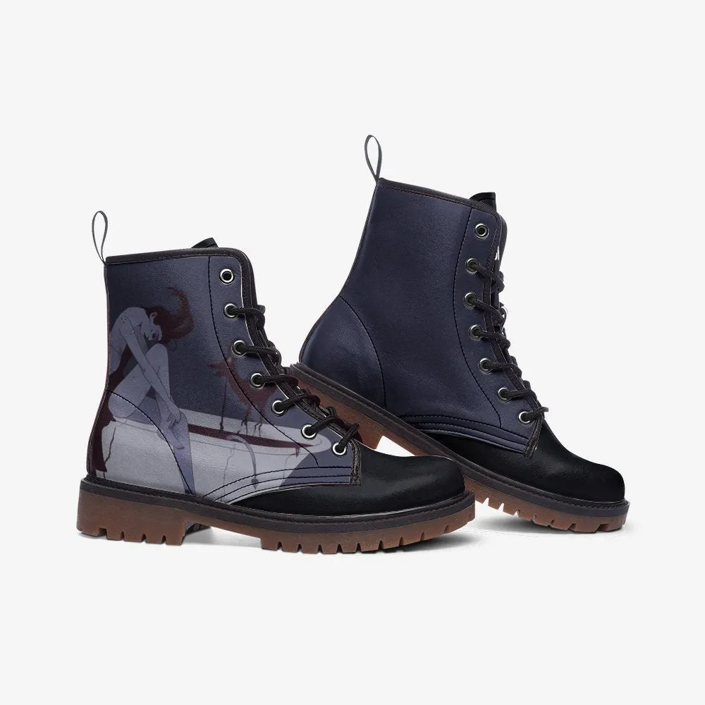 Goth Art Vegan Leather Unisex Boots