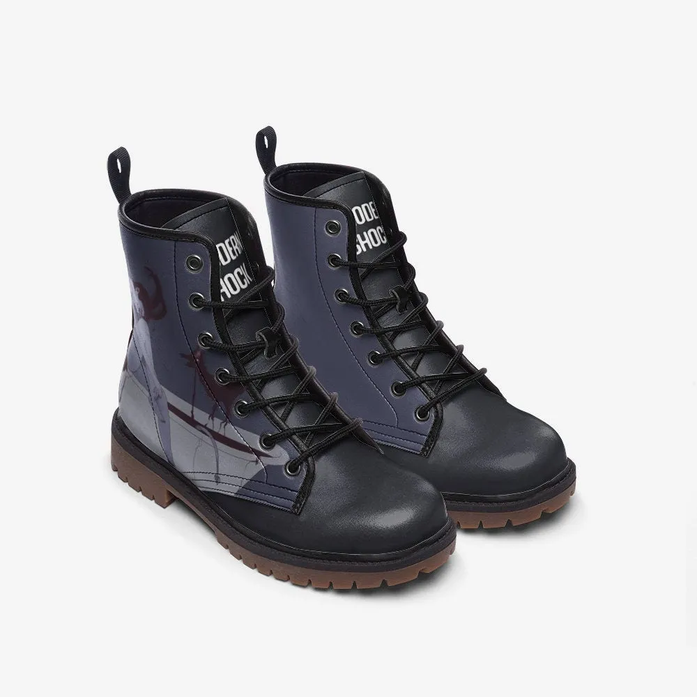 Goth Art Vegan Leather Unisex Boots