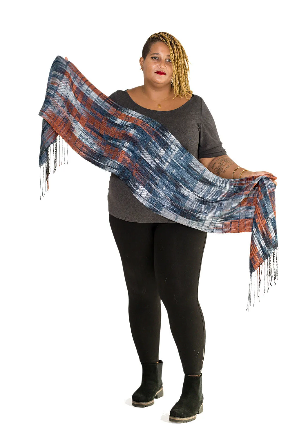 Harlequin Duck Tencel Classic Scarf -Barn Swallow