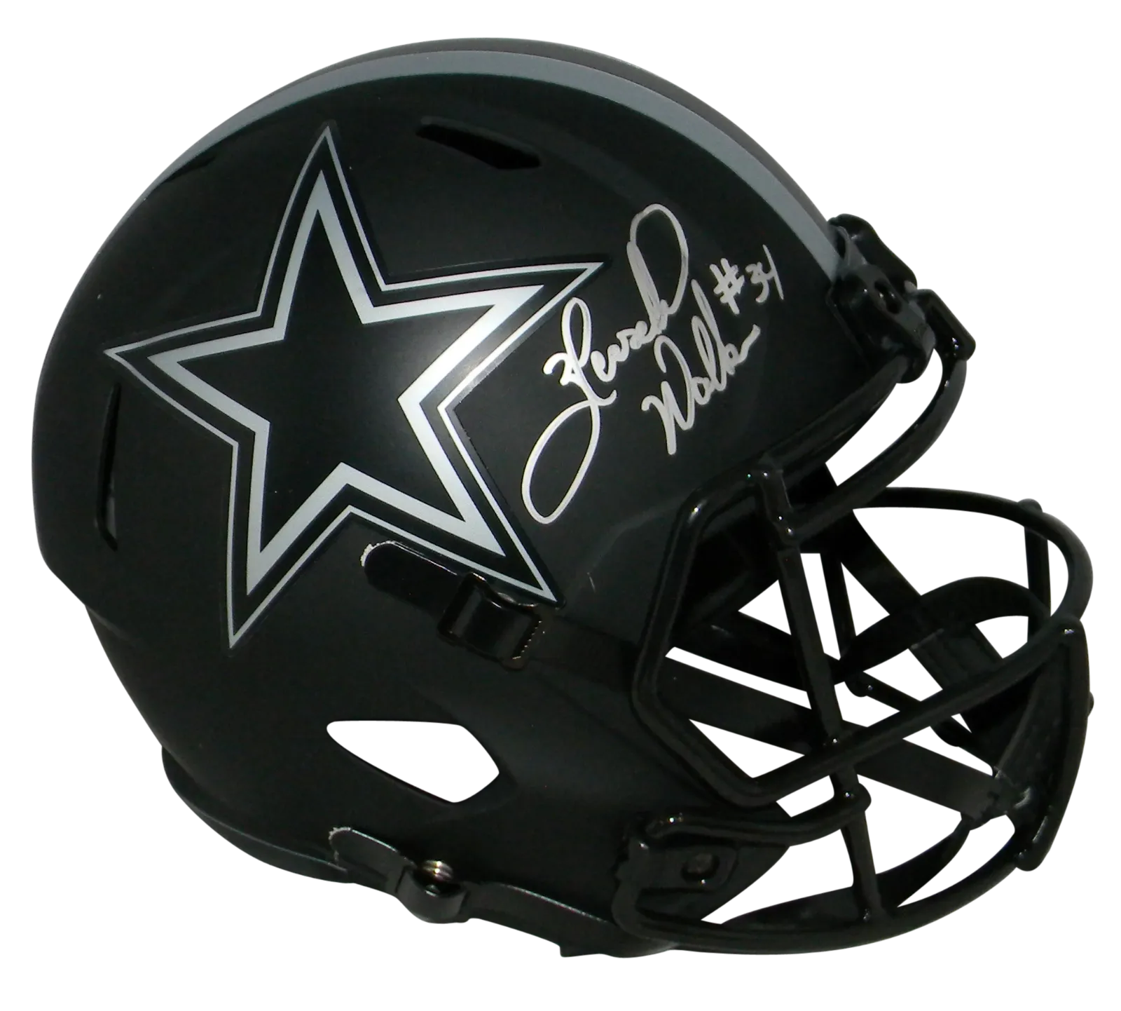 HERSCHEL WALKER SIGNED DALLAS COWBOYS ECLIPSE FULL SIZE SPEED HELMET BECKETT