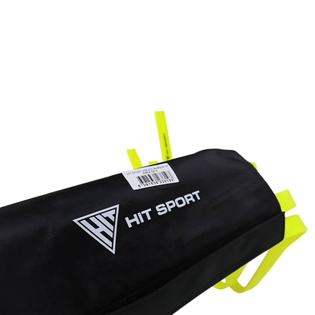 Hit Sport Agility Hurdles 6 Pack (12 Inch / 30cm) | Yellow