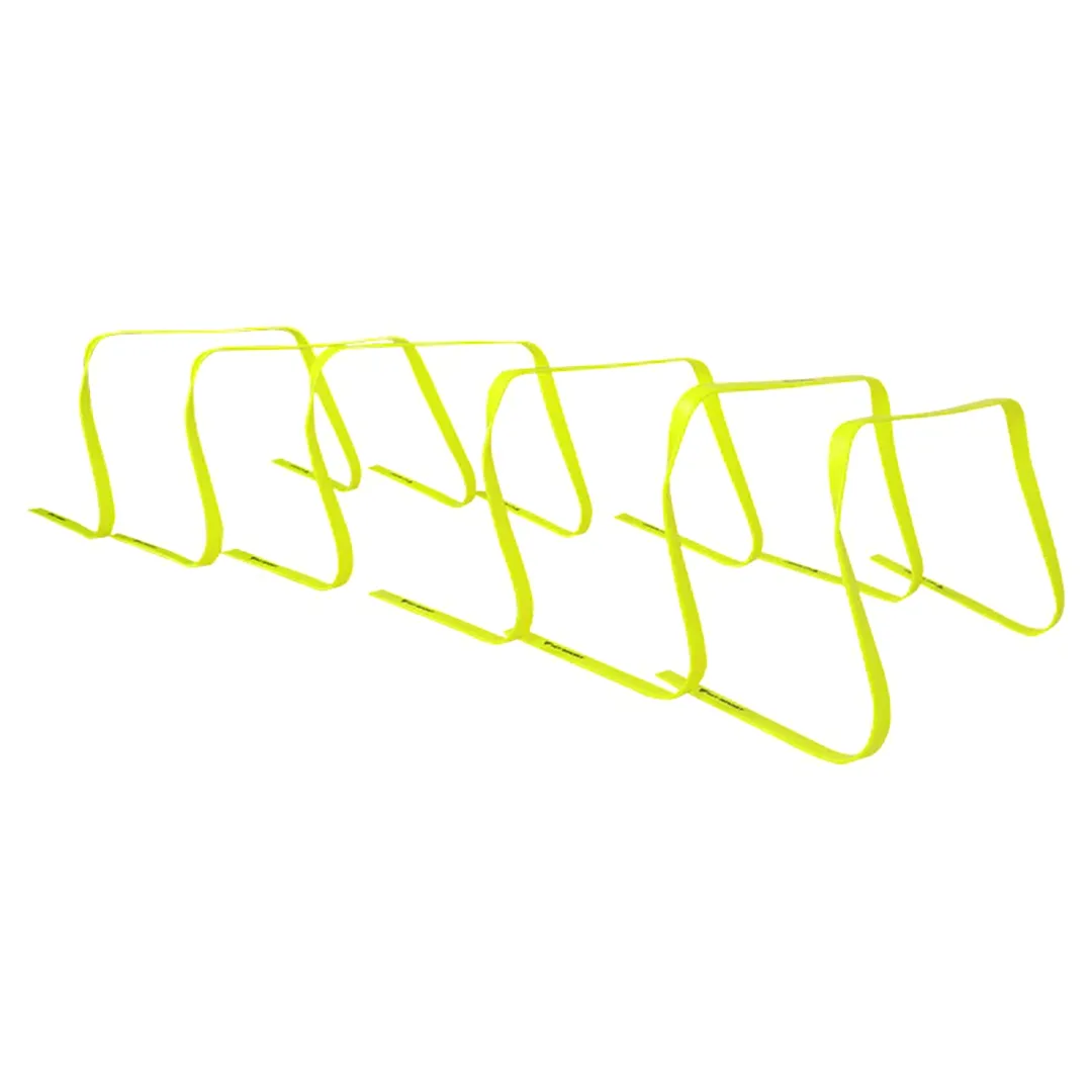 Hit Sport Agility Hurdles 6 Pack (12 Inch / 30cm) | Yellow