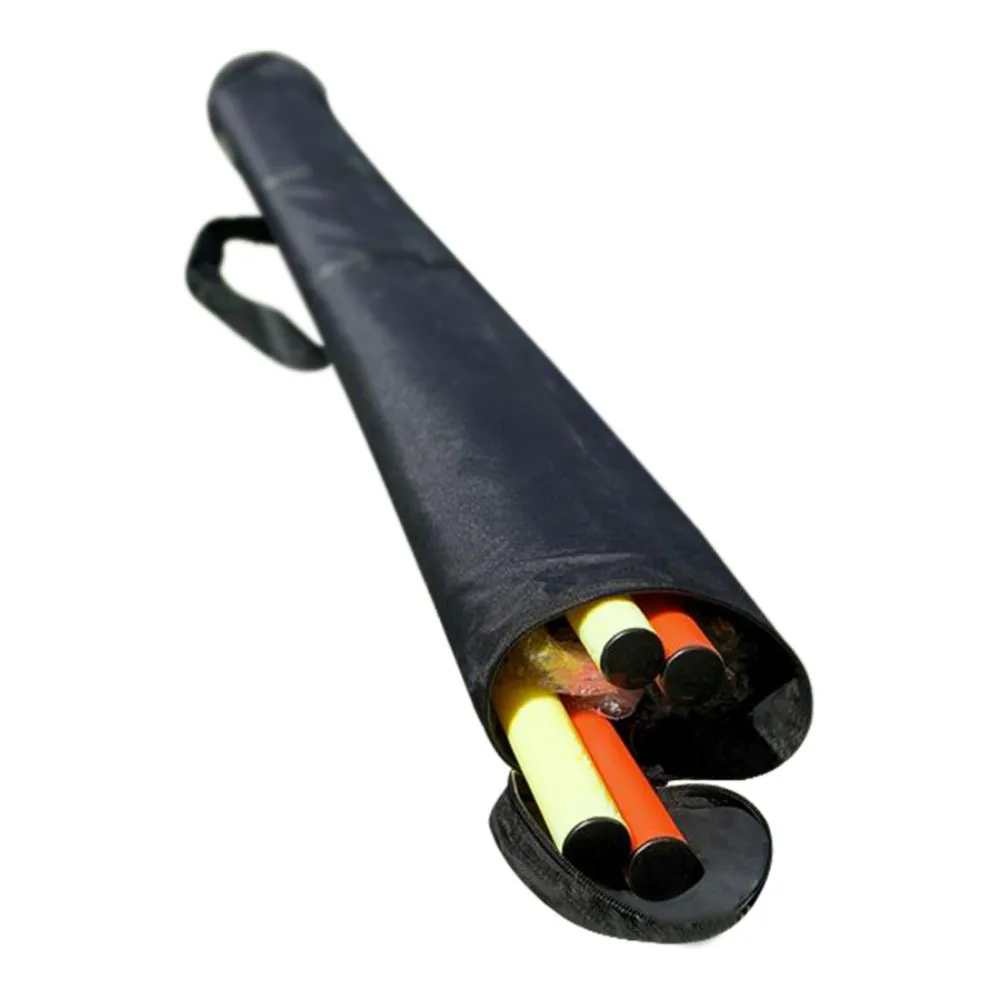 Hit Sport Training Boundary Poles Orange/Yellow Set of 12 with Bag