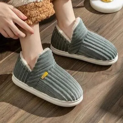 Indoor-Outdoor Fluffy Warm Slippers