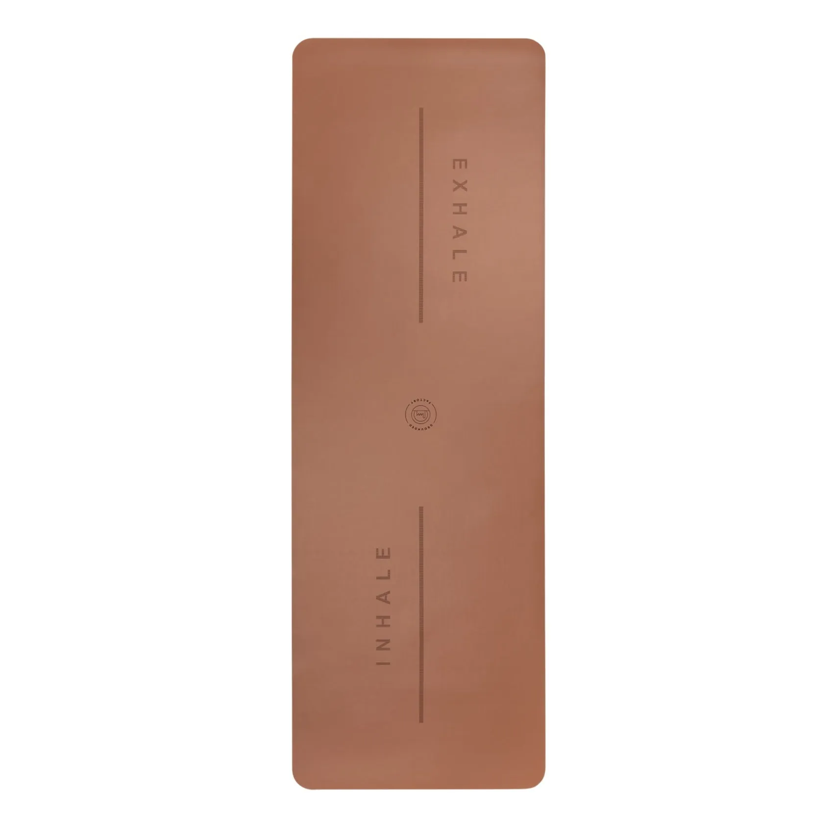 Inhale Exhale Super Grip Yoga Mat Caramel/ Beige: 3,5 mm