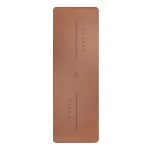 Inhale Exhale Super Grip Yoga Mat Caramel/ Beige: 3,5 mm