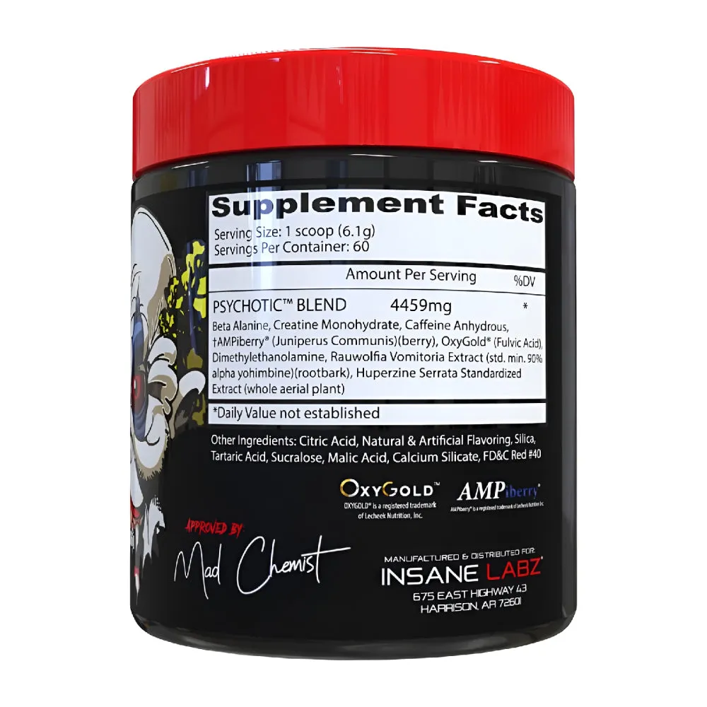 INSANE LABS PSYCHOTIC 60 SERV WATERMELON 366G