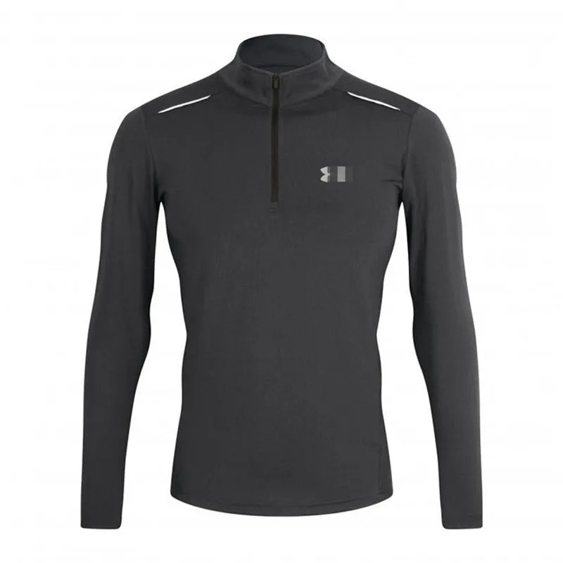 INSTOCK-Skinny Clothes Men's Training Sports Student Half Zip Top