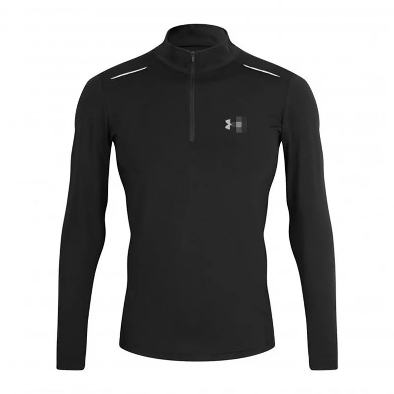 INSTOCK-Skinny Clothes Men's Training Sports Student Half Zip Top
